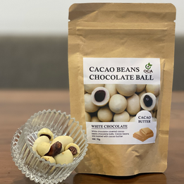 viên sô cô la hạt cacao trắng